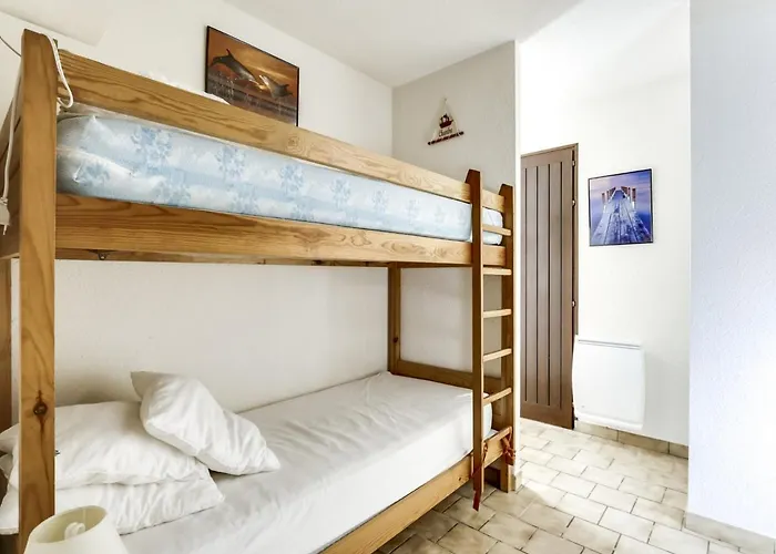 Maison T2 A Plage, Proche Des Commerces Et De La - Fr-1-521-90 * 比斯卡罗斯海滩